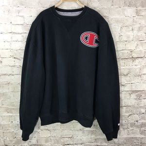 Champion Crewneck Pullover Big Logo